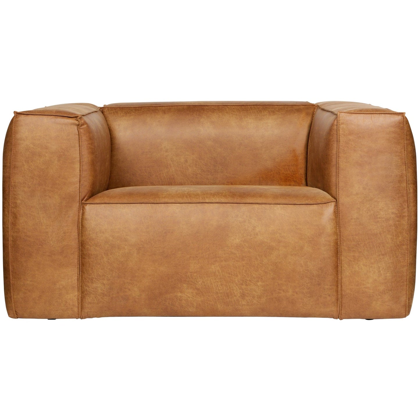 WOOOD Bean fauteuil Ecoleer Cognac