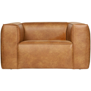 WOOOD Bean fauteuil Ecoleer Cognac