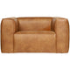 WOOOD Bean fauteuil Ecoleer Cognac
