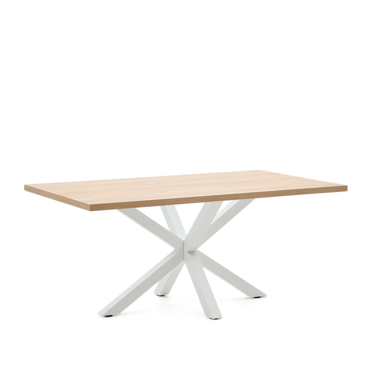 Kave Home Argo eettafel rechthoek 180x100 cm Natural/White