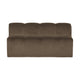 WOOOD Mojo eetbank 164 cm met rugleuning velvet Taupe