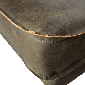 WOOOD Rodeo daybed links eco-leer Olijfgroen
