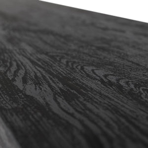 WOOOD Maan bijzettafel 200x45 cm Donkerbruin