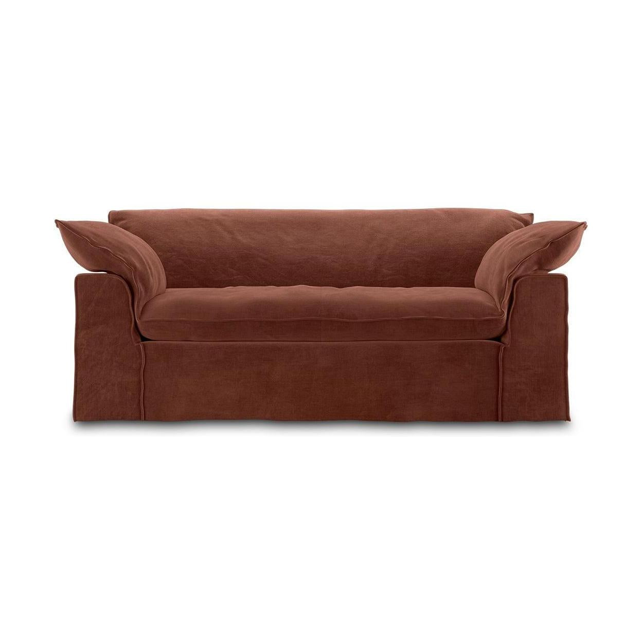 HKliving Nomad bank 204 cm Royal Velvet Magnolia