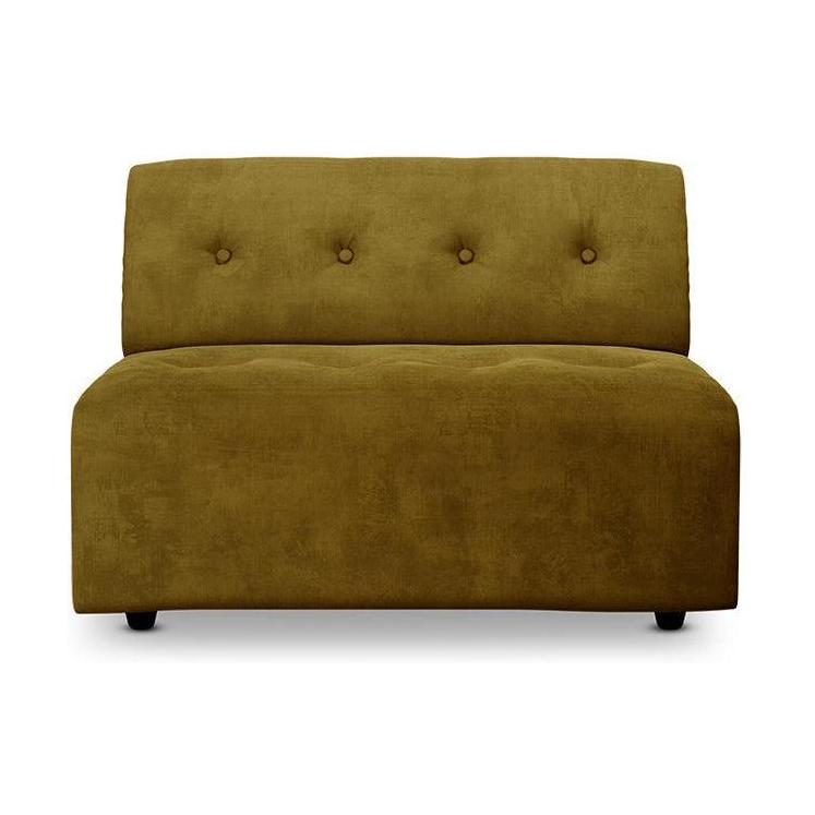 HKliving Vint 1,5-zits bank middle Royal Velvet Olive