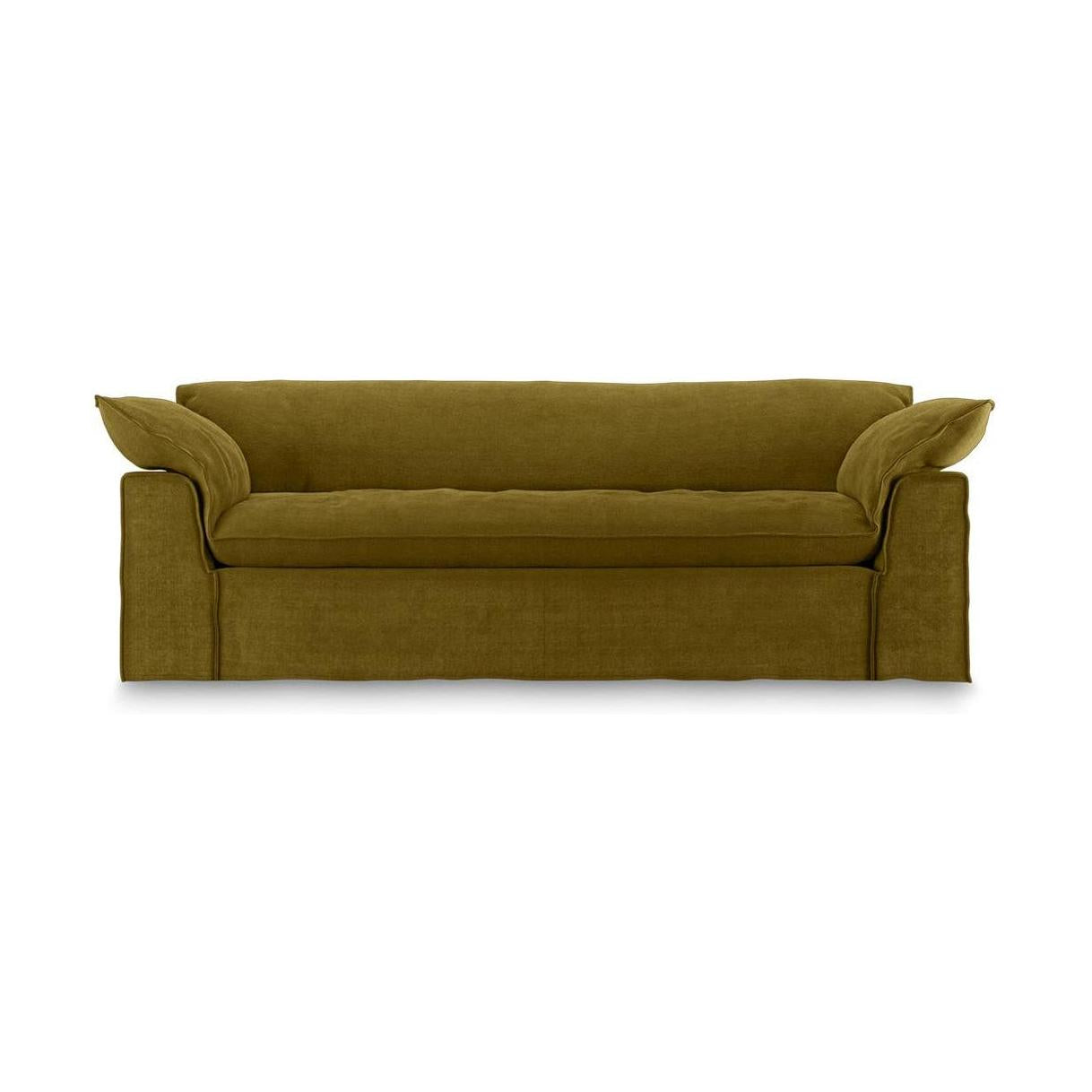 HKliving Nomad bank 244 cm Royal Velvet Olive