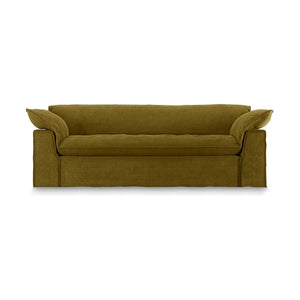 HKliving Nomad bank 244 cm Royal Velvet Olive