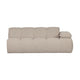 WOOOD Mojo 2-zits bank arm rechts bouclé Beige Melange