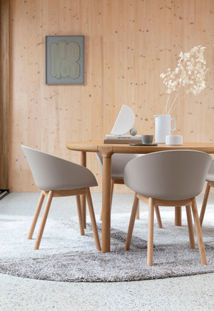 Zuiver Void eetkamerstoel Oak Latte Brown