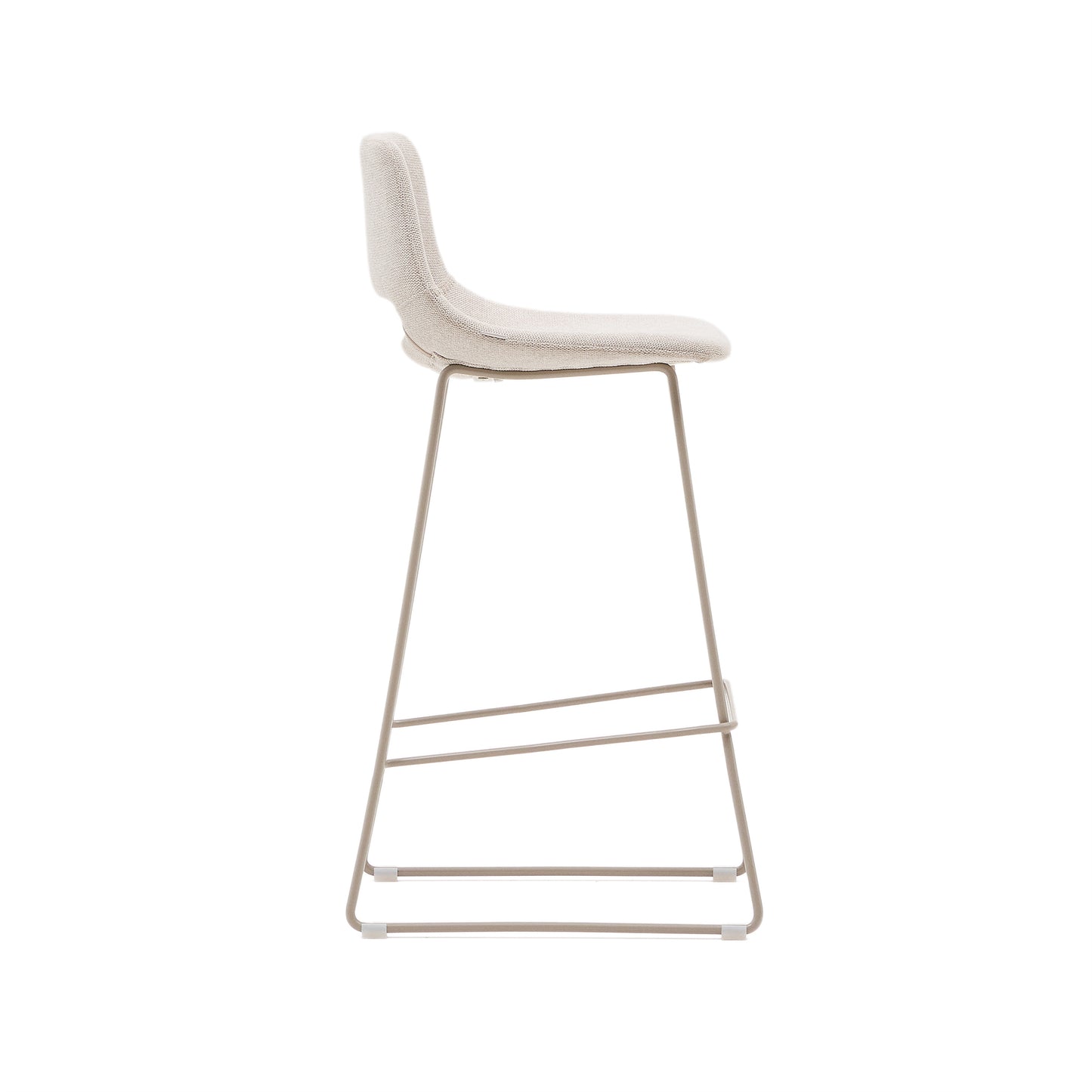 Kave Home Zahara barkruk H76 chenille Beige