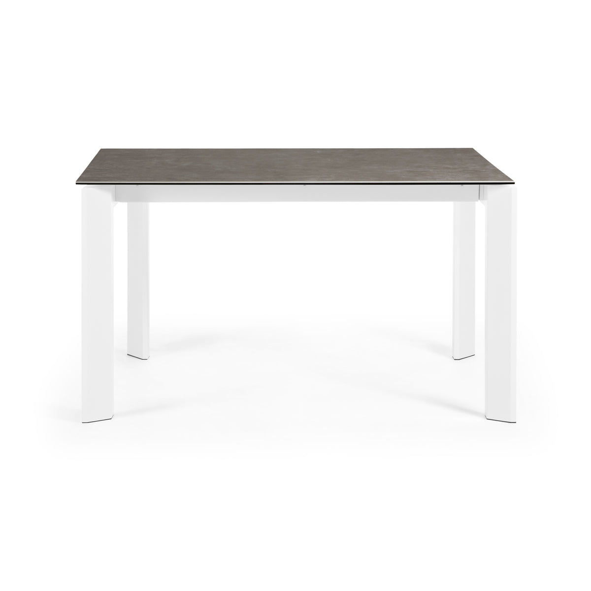 Kave Home Axis eettafel uitschuifbaar 140/200x90 cm Bruin/Wit
