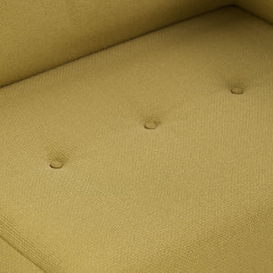 HKliving Vint bank right 1,5-seat Linen Burnt Ochre