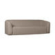 WOOOD Sloping 3-zits bank Lichtbruin Melange