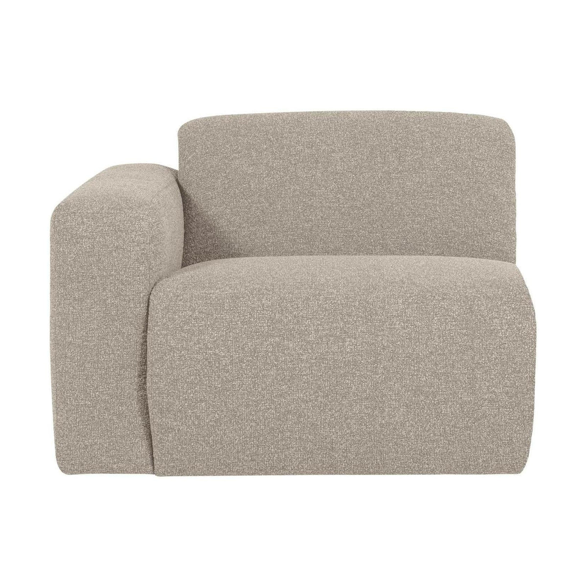 WOOOD Mojo Base 1-zits bank arm links bouclé Beige