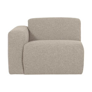 WOOOD Mojo Base 1-zits bank arm links bouclé Beige