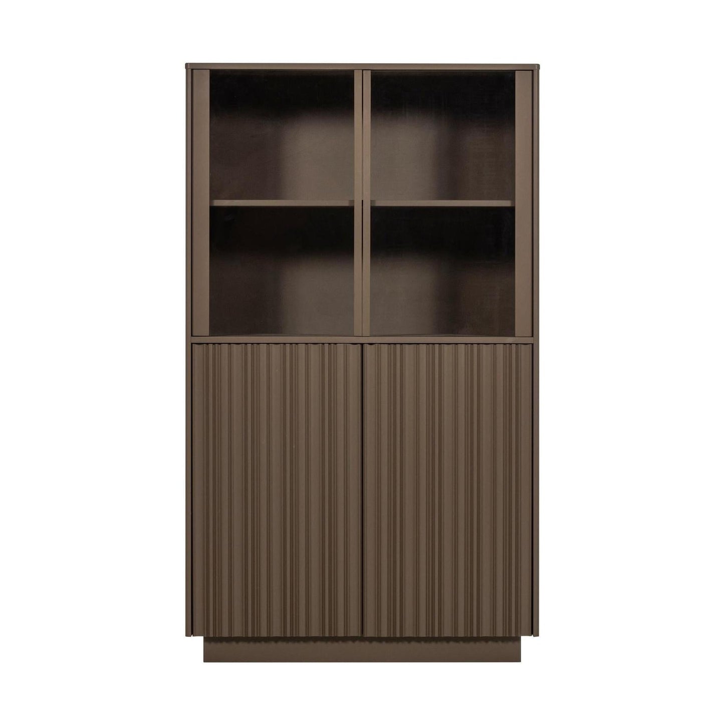WOOOD Nova vitrinekast Truffel Bruin