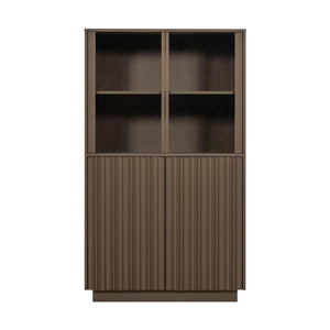 WOOOD Nova vitrinekast Truffel Bruin