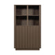 WOOOD Nova vitrinekast Truffel Bruin