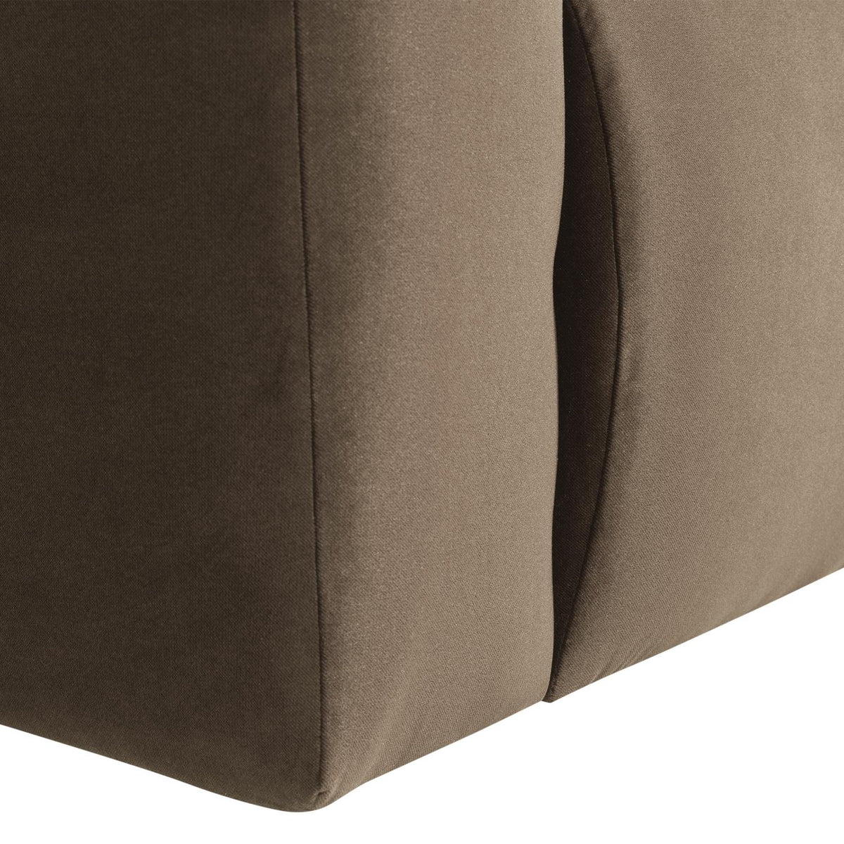 WOOOD Mojo Base 1-zits bank arm links velvet Taupe