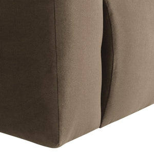 WOOOD Mojo Base 1-zits bank arm links velvet Taupe