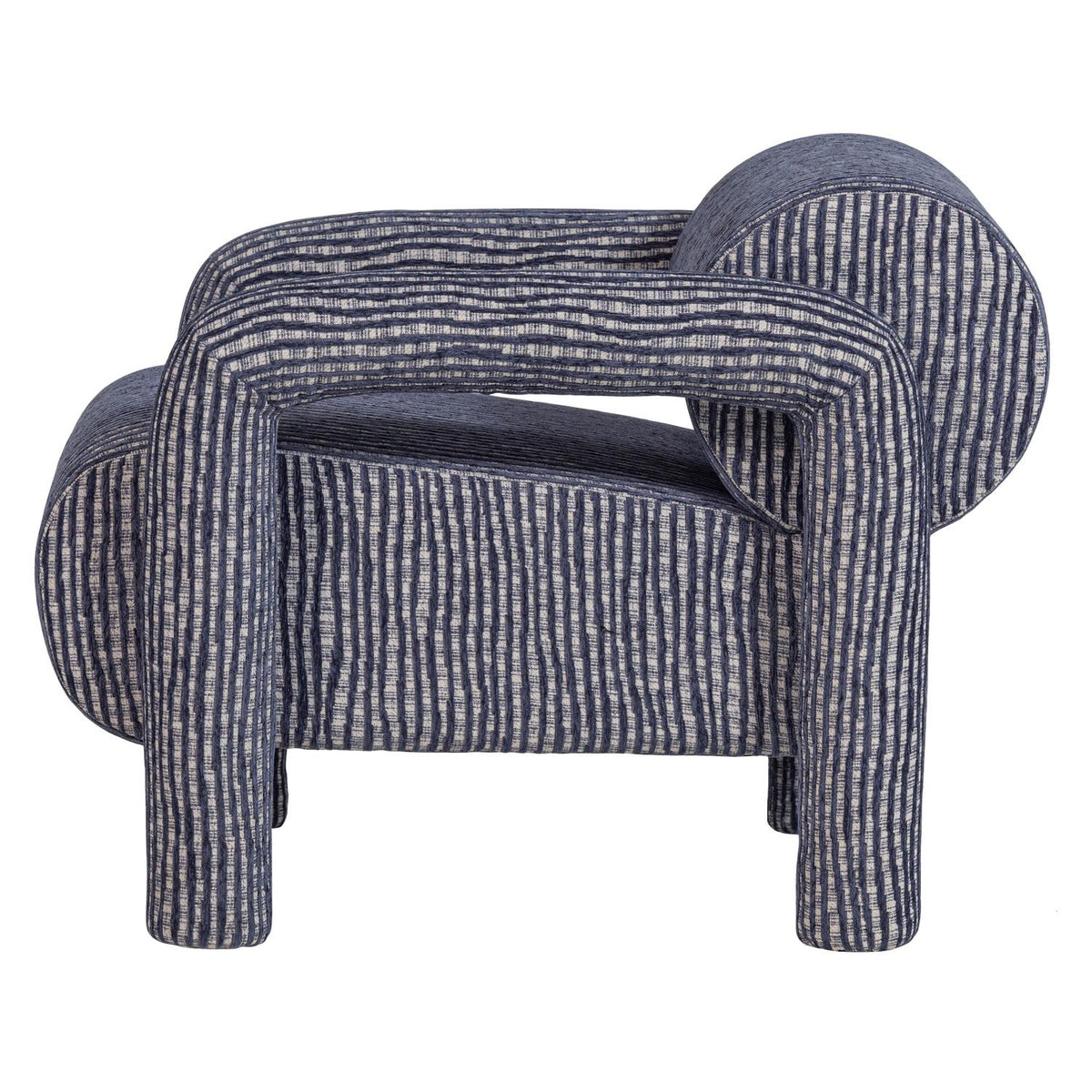 WOOOD Lenny fauteuil dessin Grijsblauw