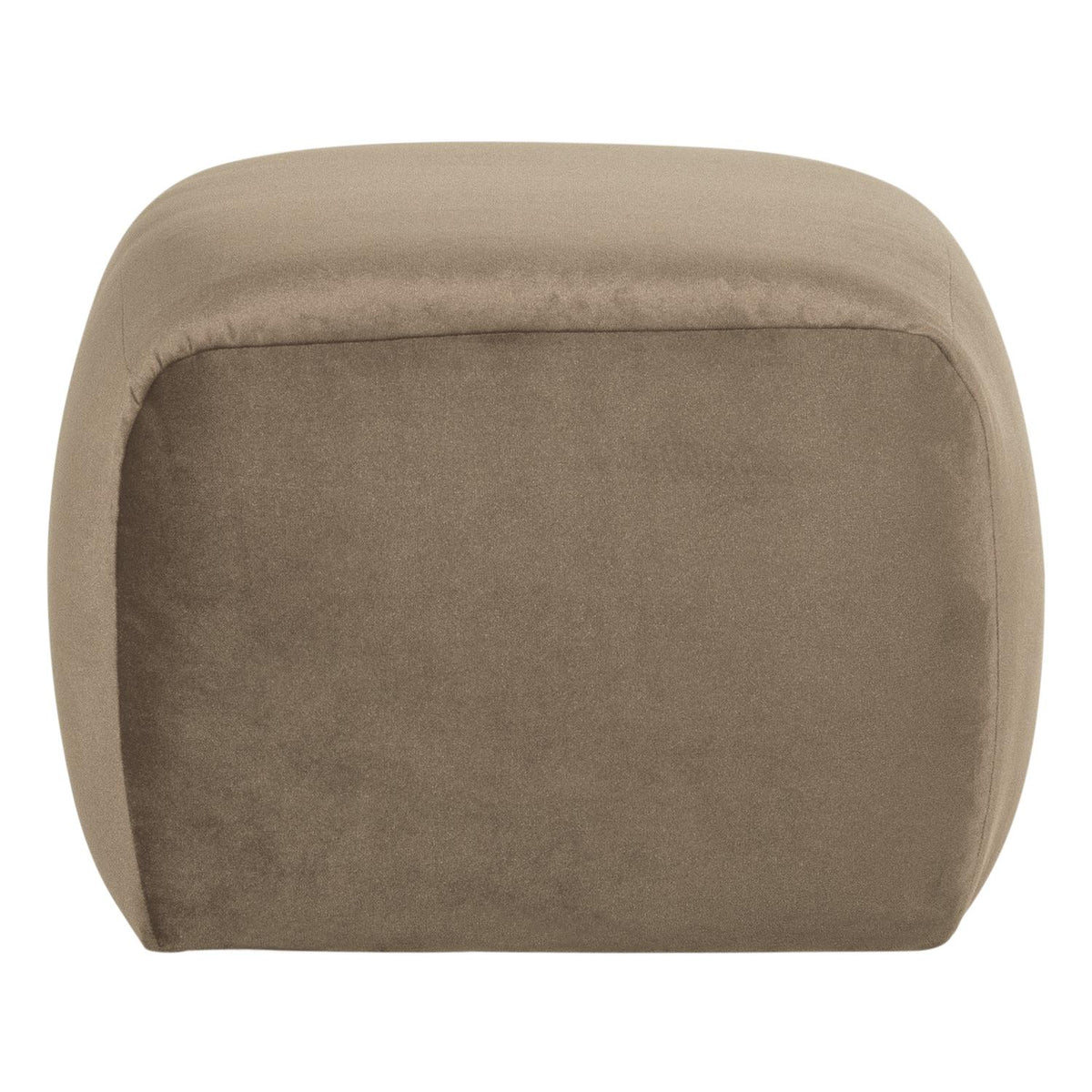 WOOOD Mojo Base poef velvet Khaki
