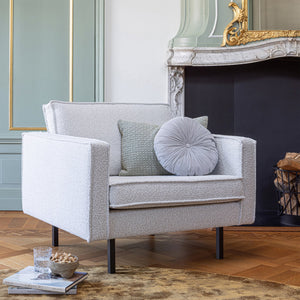 WOOOD Rodeo fauteuil bouclé Naturel