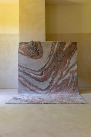 Zuiver Solar vloerkleed 160x230 cm Grey/Terra