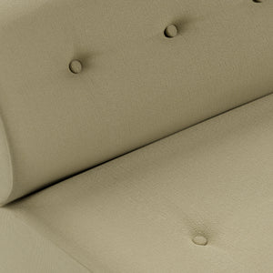HKliving Vint bank middle 1,5-seat Knotted Sage