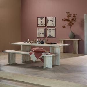 WOOOD Ato eettafel 220 cm Naturel