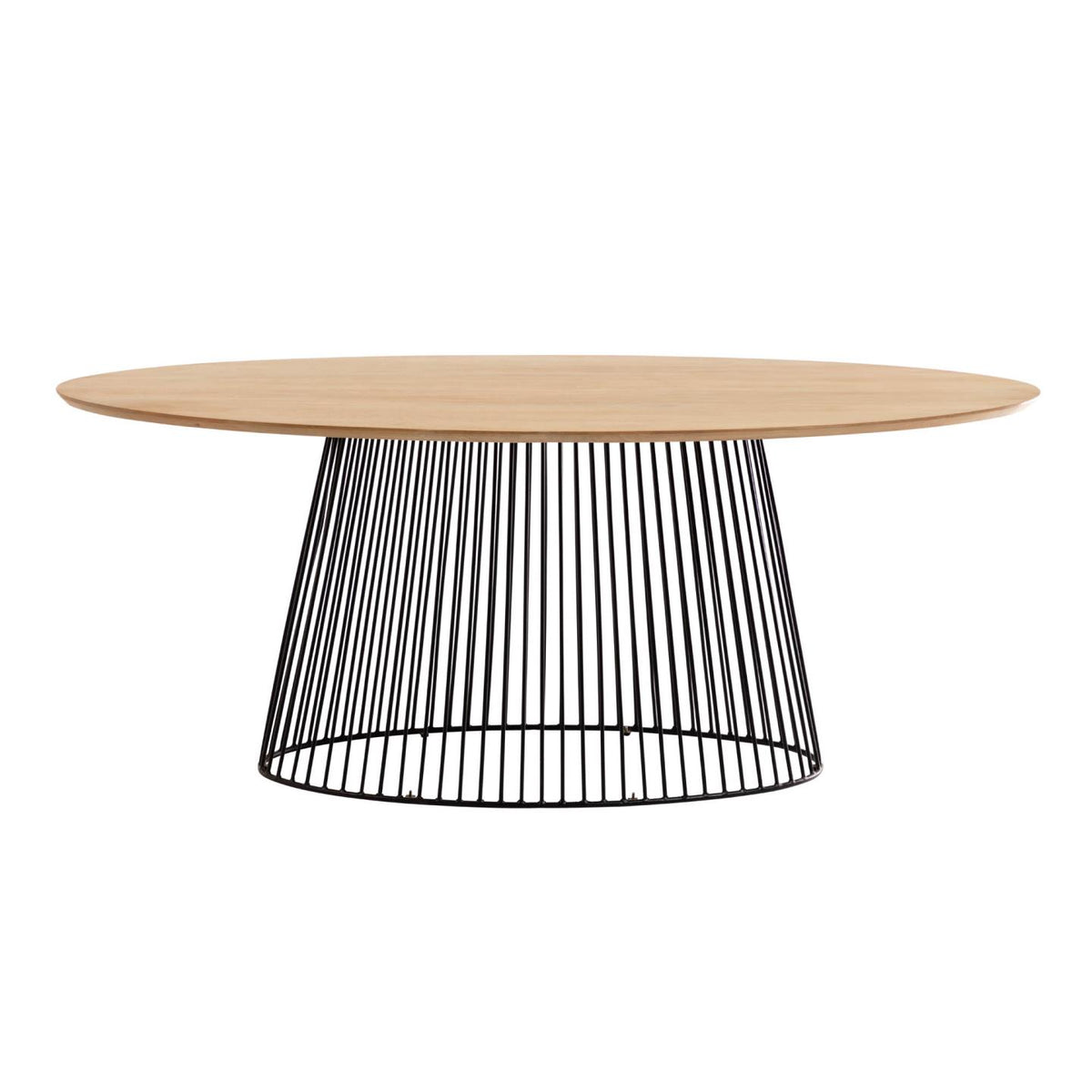Kave Home Leska eettafel 200x110 cm Naturel