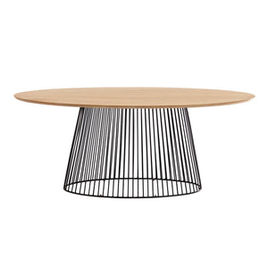 Kave Home Leska eettafel 200x110 cm Naturel