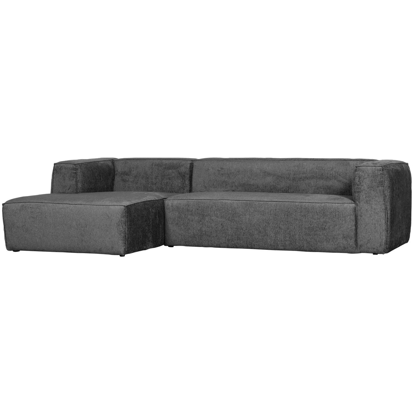 WOOOD Bean hoekbank links Structure Velvet Cloud Sky