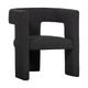 WOOOD Tiwa fauteuil bouclé Donkergrijs