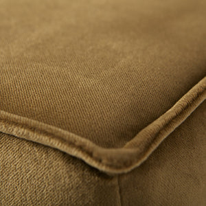 WOOOD Rodeo hocker velvet Honinggeel