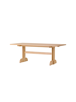 Audo Puffin eettafel rechthoekig 200x95 cm eiken Naturel