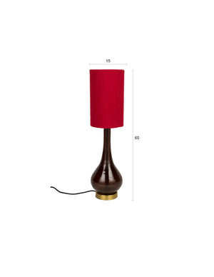 Dutchbone Jules tafellamp Rood