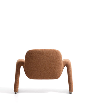 Kave Home Melvia fauteuil chenille Terracotta