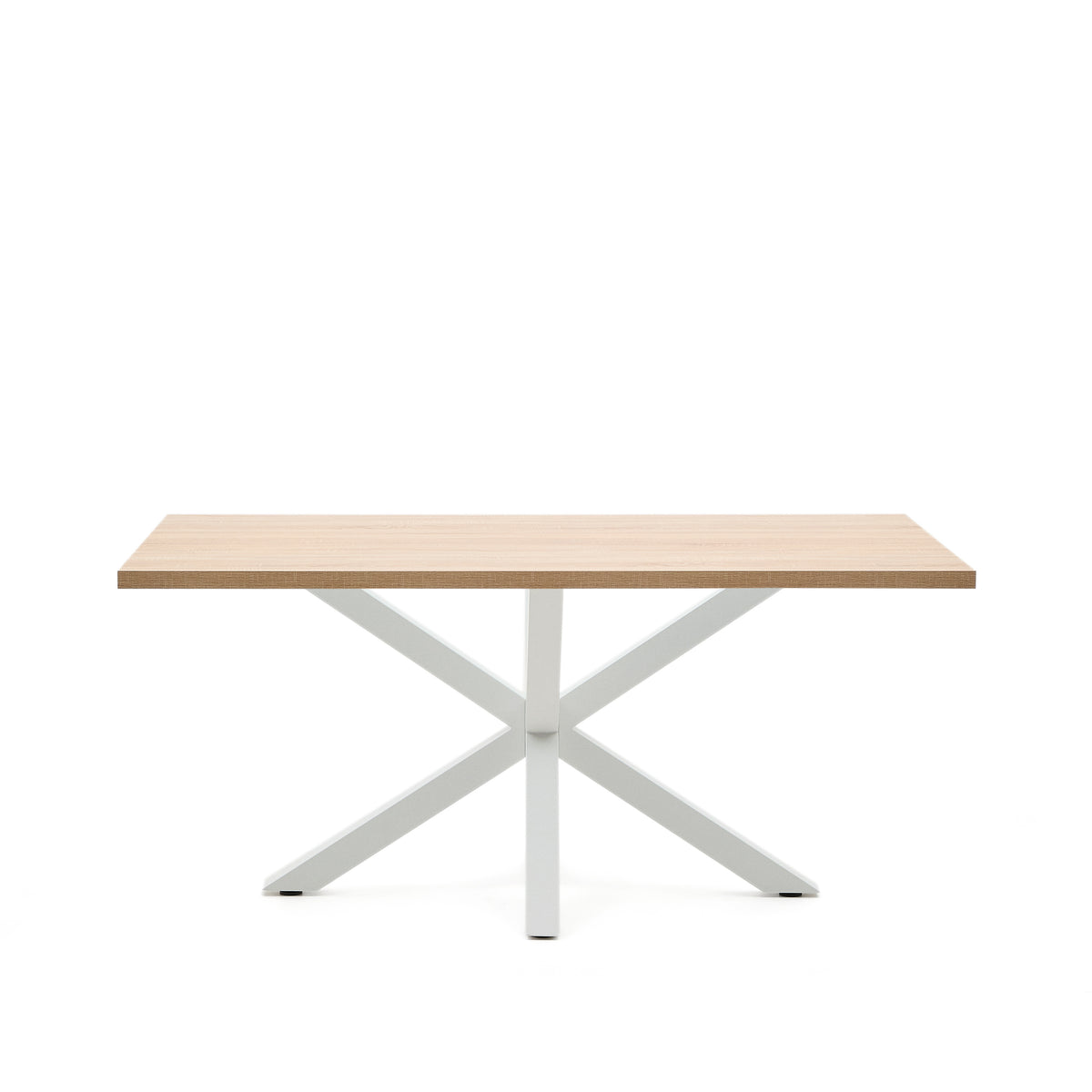 Kave Home Argo eettafel rechthoek 160x100 cm Natural/White
