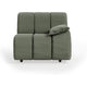 HKliving Wave bank right low arm Linen Army Green