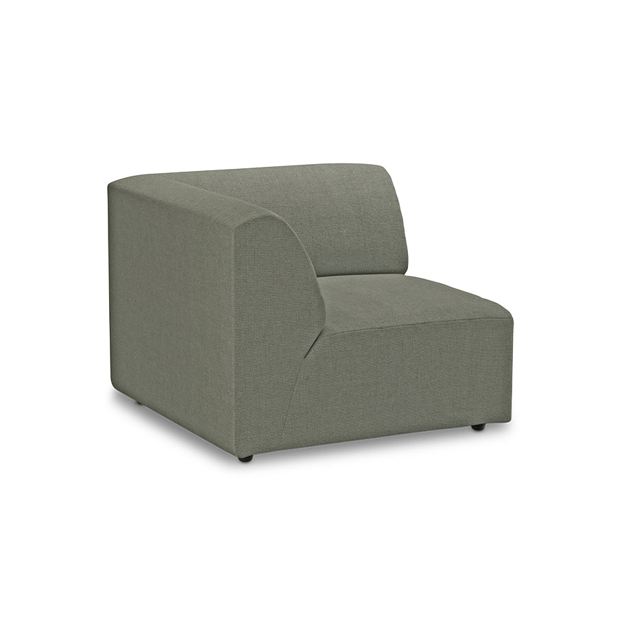 HKliving Jax bank left corner Linen Army Green