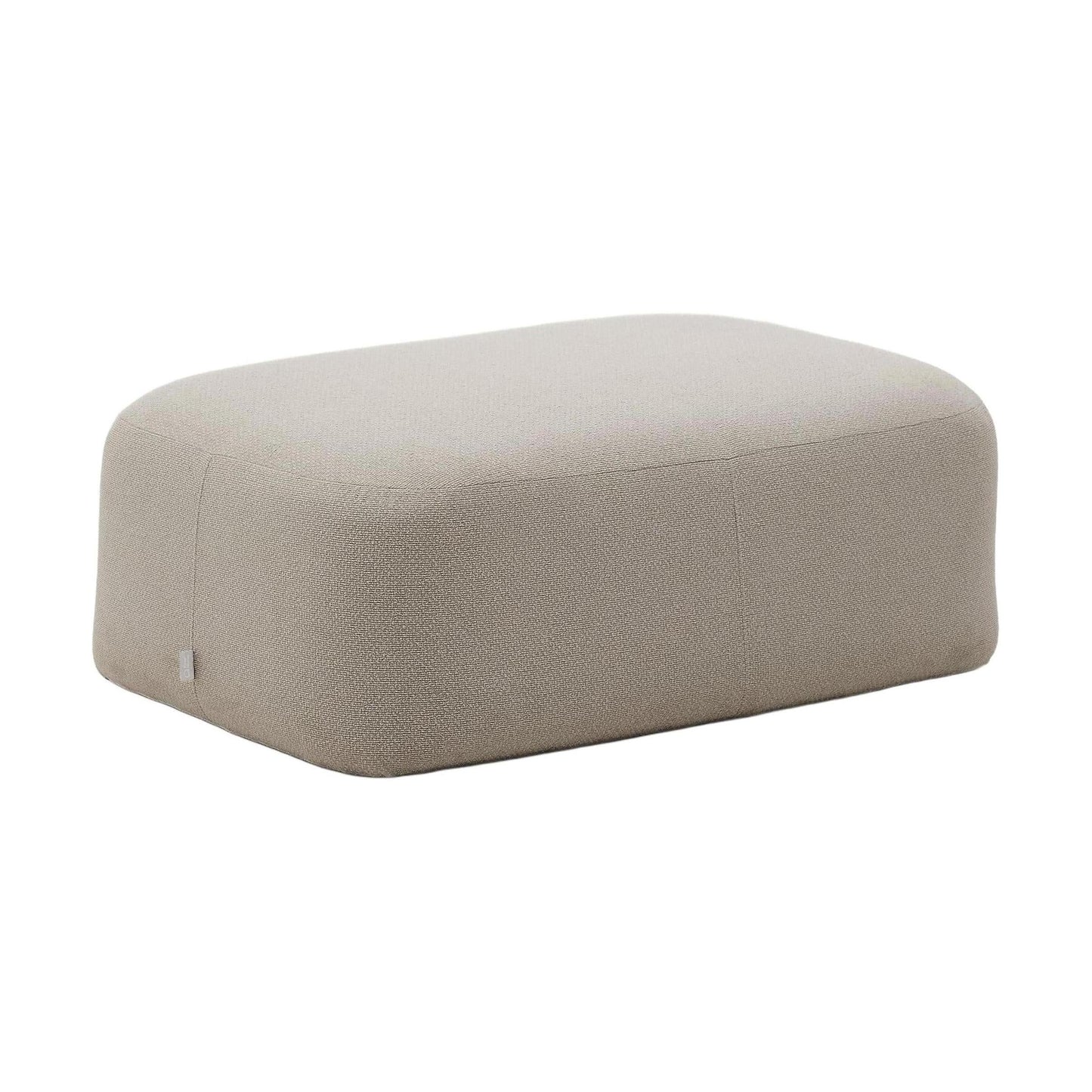Kave Home Martina poef chenille Stone