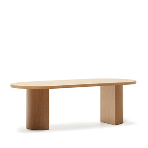 Kave Home Nealy eettafel 240x100 cm Naturel