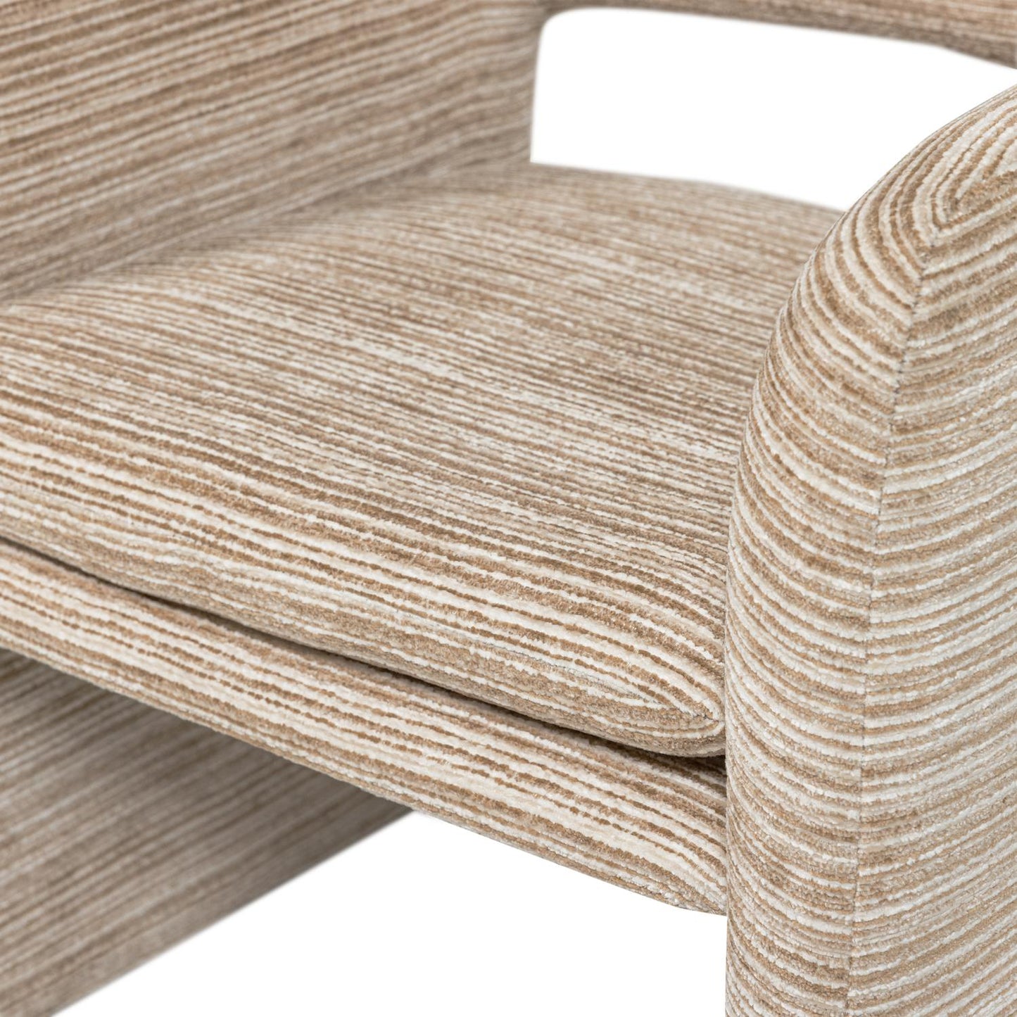 WOOOD Lyric fauteuil Streep Naturel