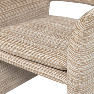 WOOOD Lyric fauteuil Streep Naturel