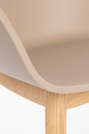 Zuiver Void eetkamerstoel Oak Latte Brown