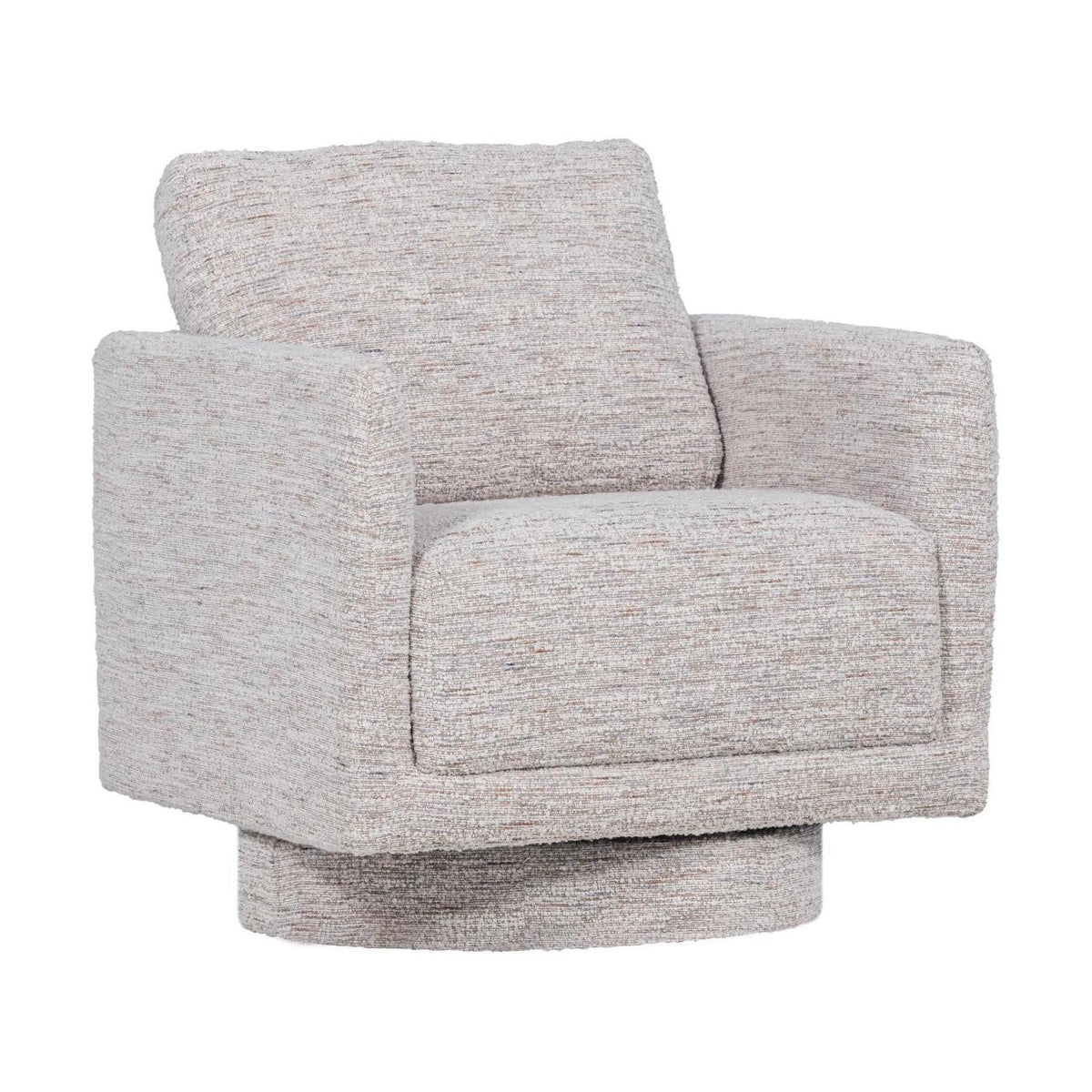 WOOOD Oska fauteuil draaibaar Naturel Melange