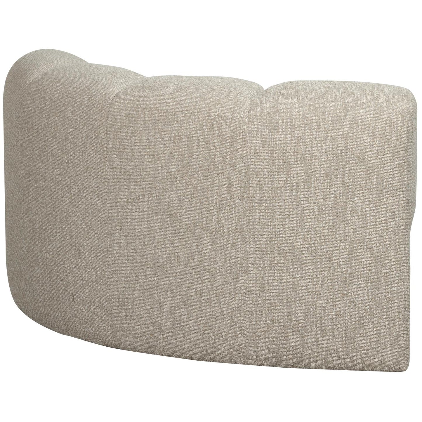 WOOOD Mojo bank hoekelement bouclé Beige Melange