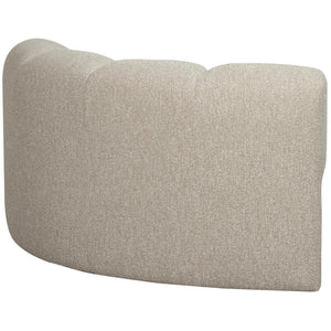WOOOD Mojo bank hoekelement bouclé Beige Melange
