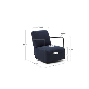 Kave Home Gamer fauteuil Blue